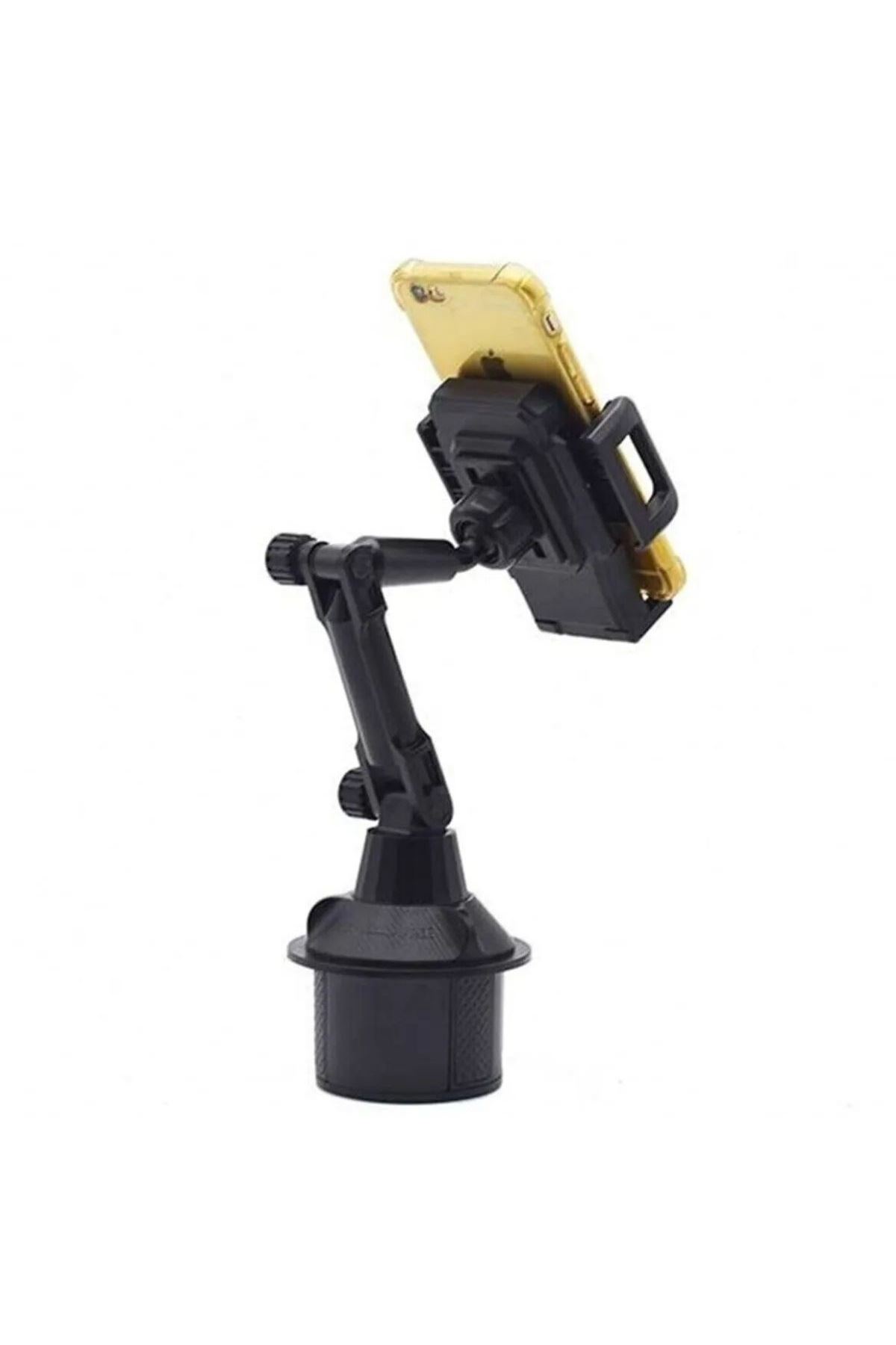 Tbl Dekor® Teleskopik Araç Bardak Yerine Giren Telefon Tutucu