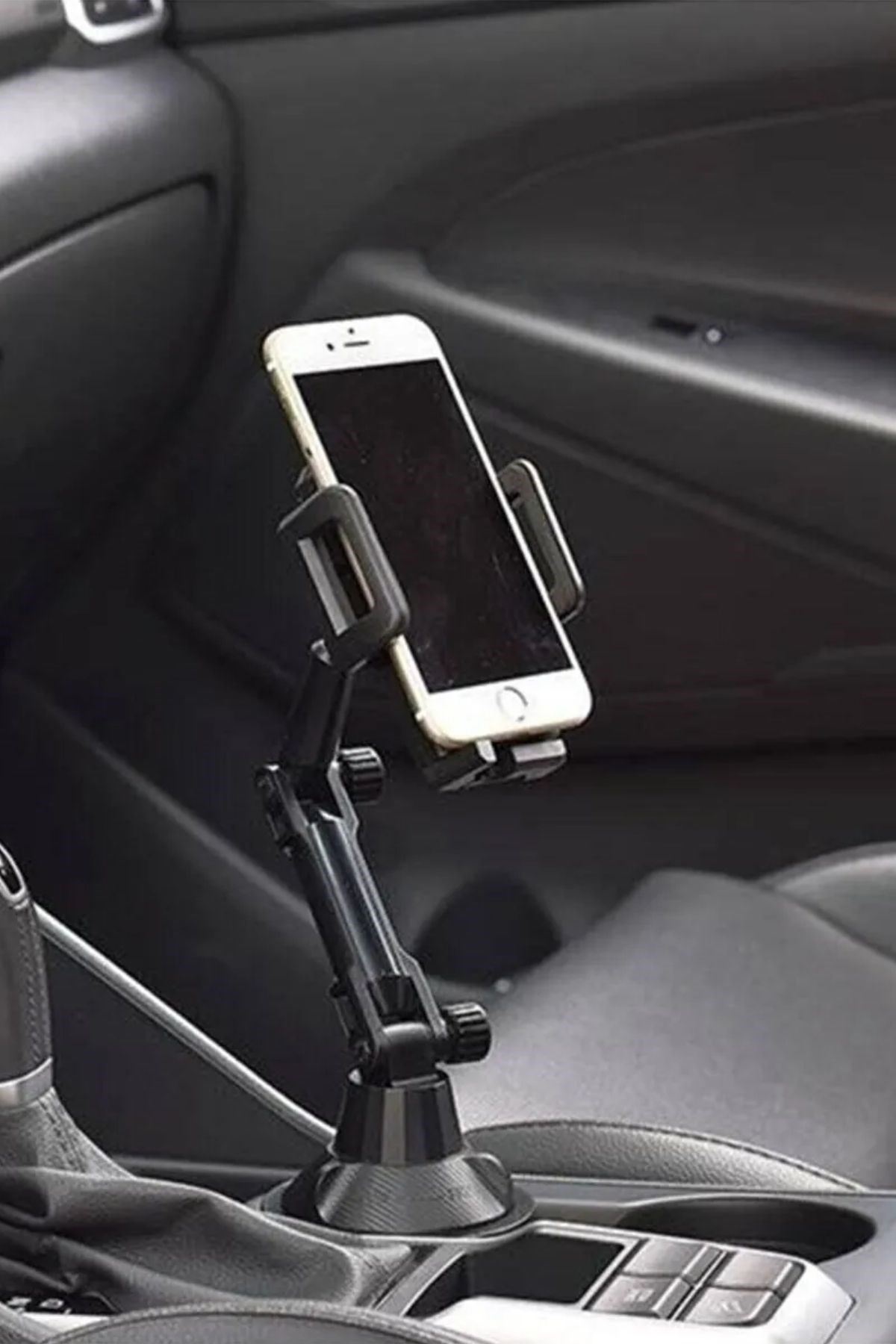 Tbl Dekor® Teleskopik Araç Bardak Yerine Giren Telefon Tutucu