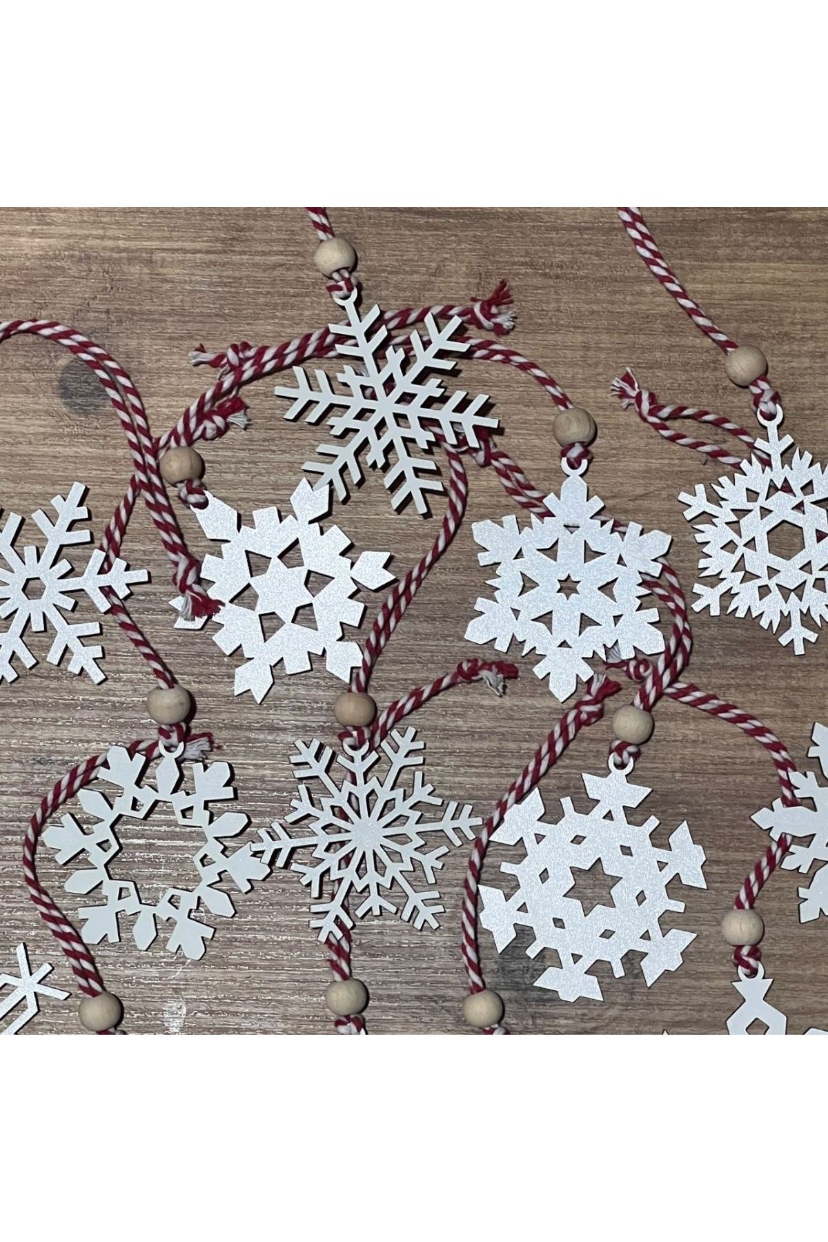 Ahşap Yılbaşı Ağaç Süsü-BY15