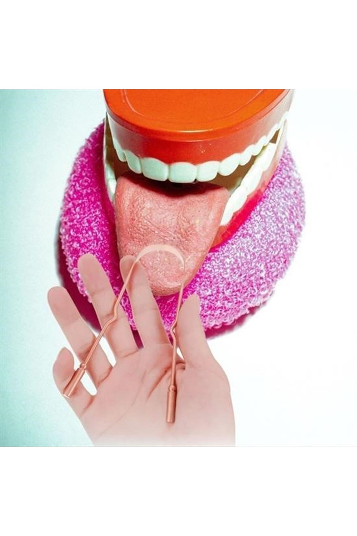 Tbl Dekor® Bakır Oil Pulling Yağ Çekme Dil Plak Temizleme Aleti Dil Fırçası Sıyırıcı Dil Kaşığı