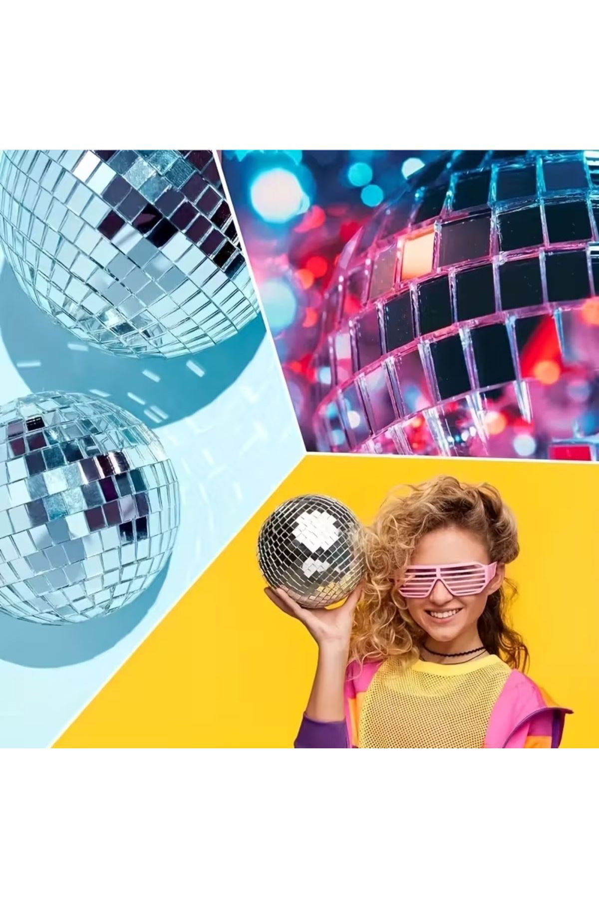 Tbl Dekor® Kare Silver Cam Mozaik Fayans Çıkartmaları El İşi Kare Cam Fayans Kendinden Yapışkanlı Aynalı Dekor Panel 30x30 Cm