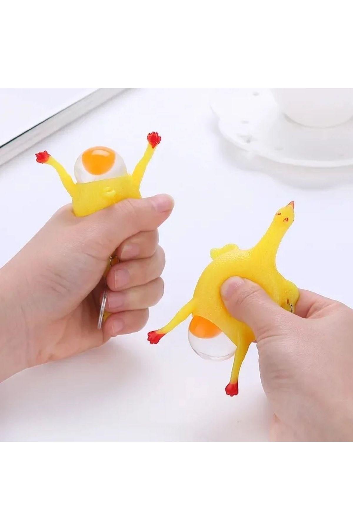 Tbl Dekor® Yumurtlayan Eğlenceli Tavuk Anahtarlık