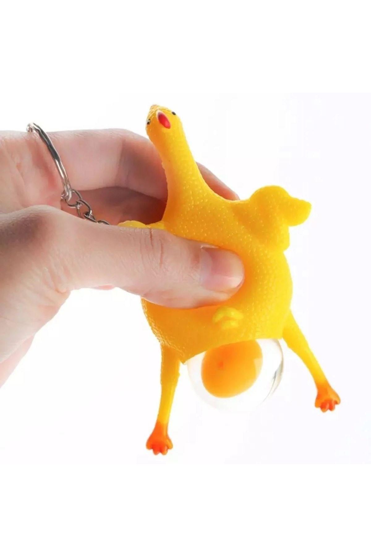 Tbl Dekor® Yumurtlayan Eğlenceli Tavuk Anahtarlık