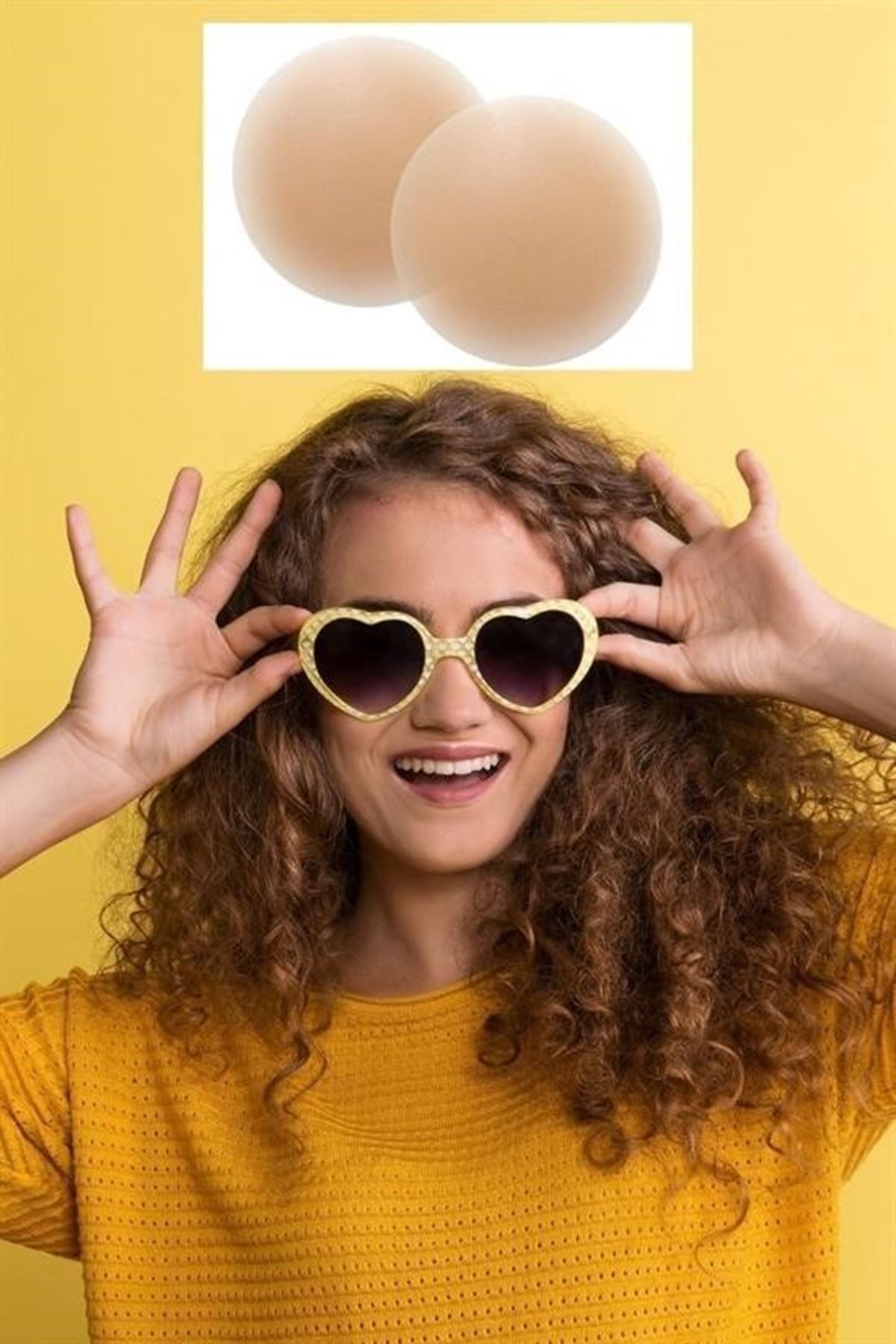 Tbl Dekor® Silikon Göğüs Ucu Kapatıcı Gizleyici Bant Aparat  Nipple Pad