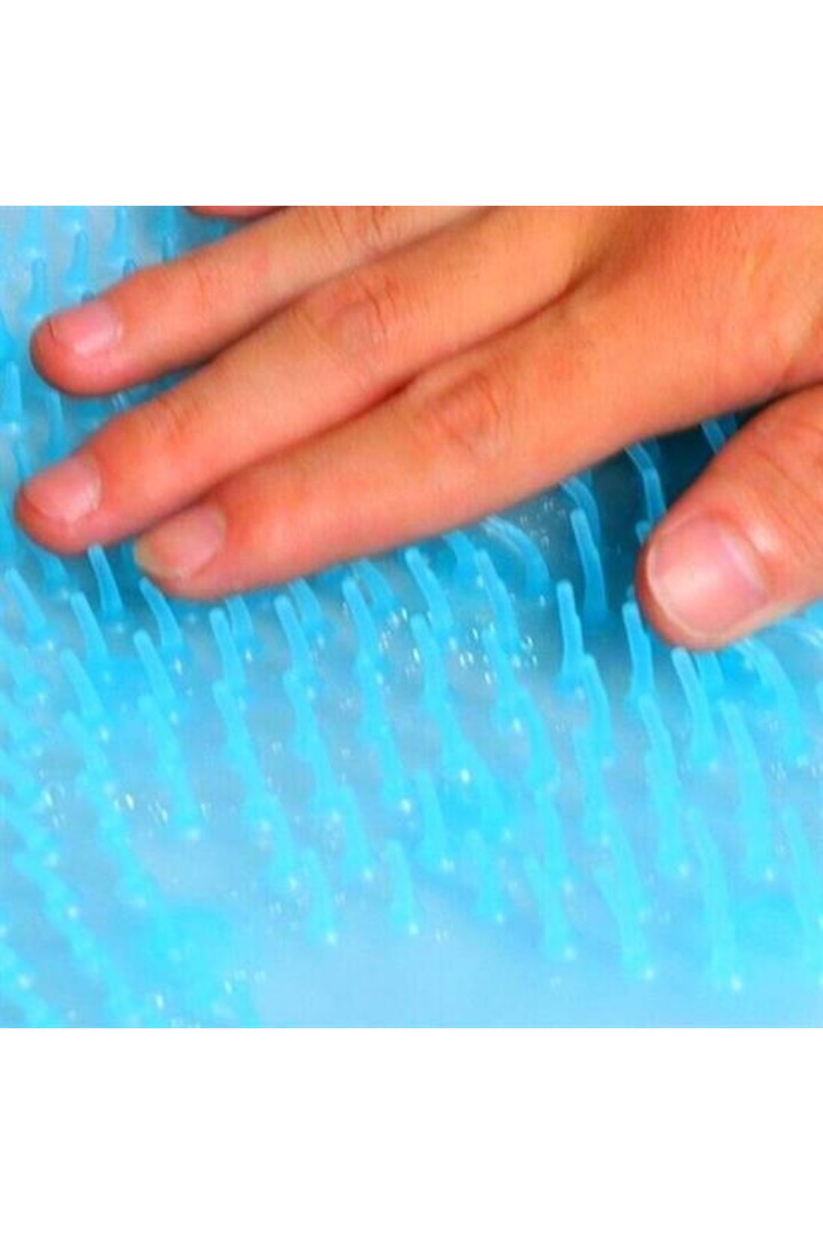 Tbl Dekor® Silikon Fırçalı Banyo Masaj Matı ve  Ayaklar için Topuk Masaj Paspası