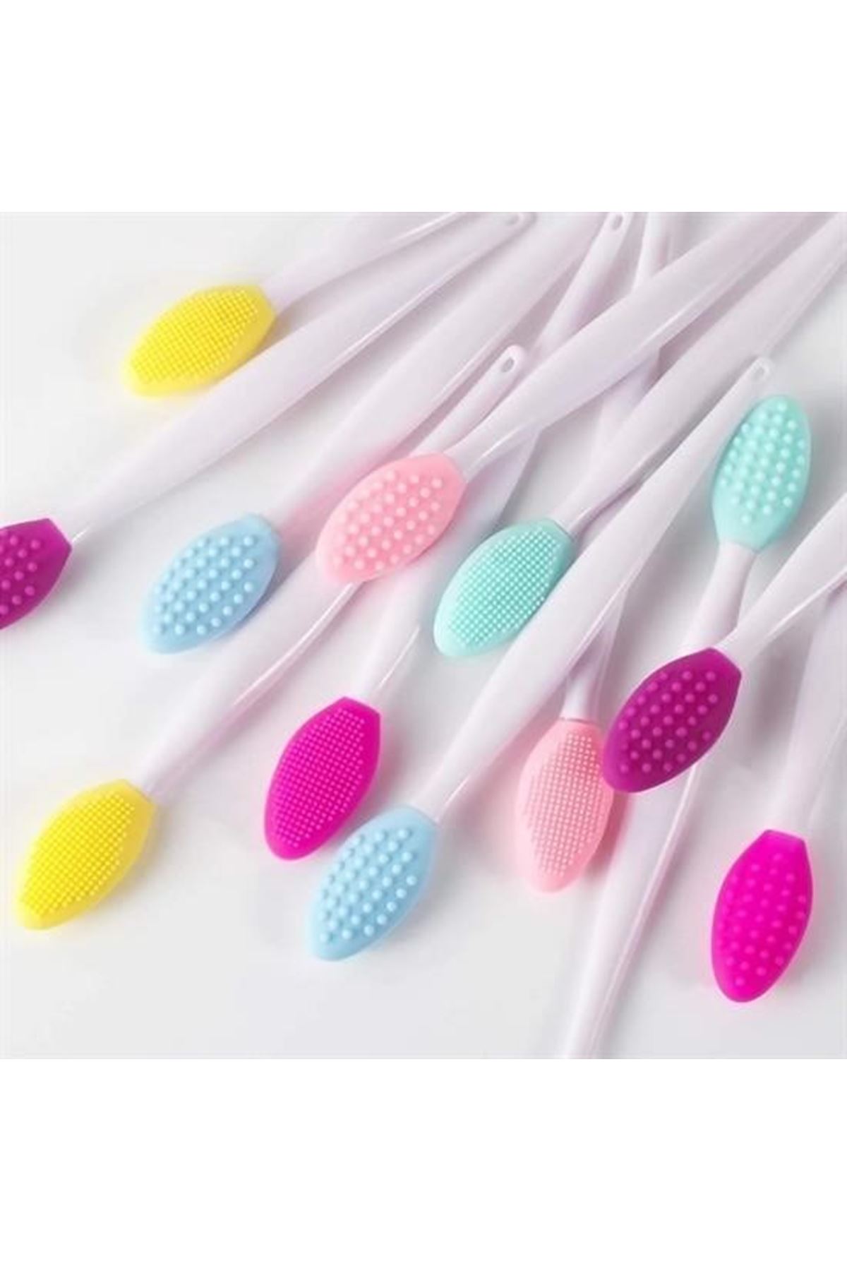 Tbl Dekor® 2 Adet Dudak Fırçası Peeling Etkili Gözenek  Siyah Nokta Temizleyici Akne Giderici Çift Yönl