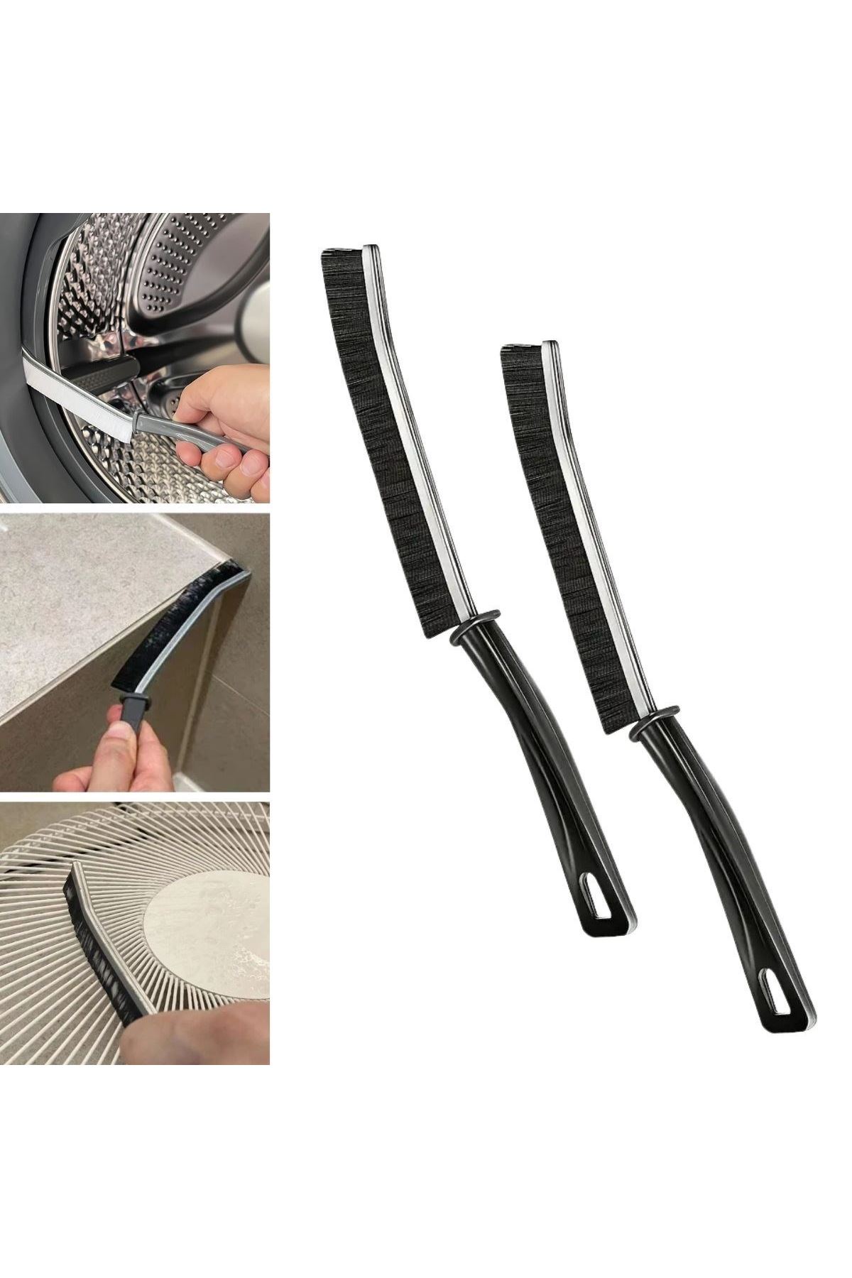 Tbl Dekor® 2li Çok Amaçlı Multi Ince Temizlik Fırçası Derz Arası Banyo Mutfak Lavabo Detay Temizleme Fırçası