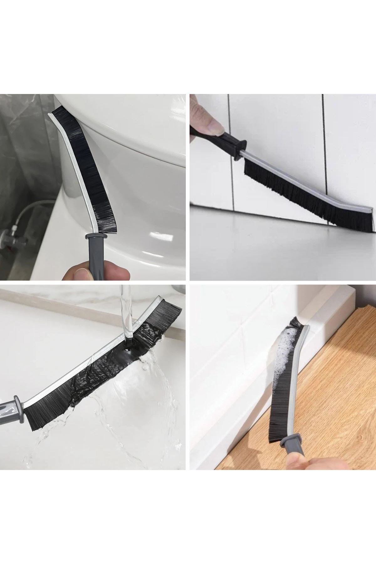 Tbl Dekor® 2li Çok Amaçlı Multi Ince Temizlik Fırçası Derz Arası Banyo Mutfak Lavabo Detay Temizleme Fırçası