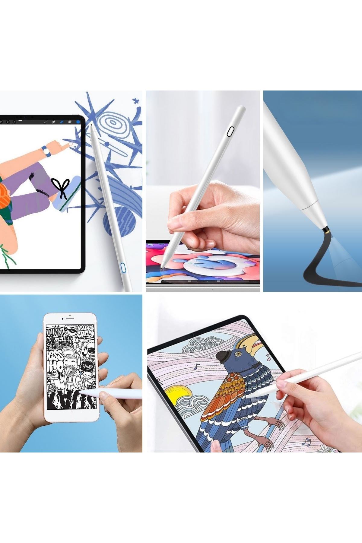 Tbl Dekor® Evrensel Tablet ve Dokunmatik Telefonlarla Uyumlu Hassas Çizim ve Tasarım Kalemi