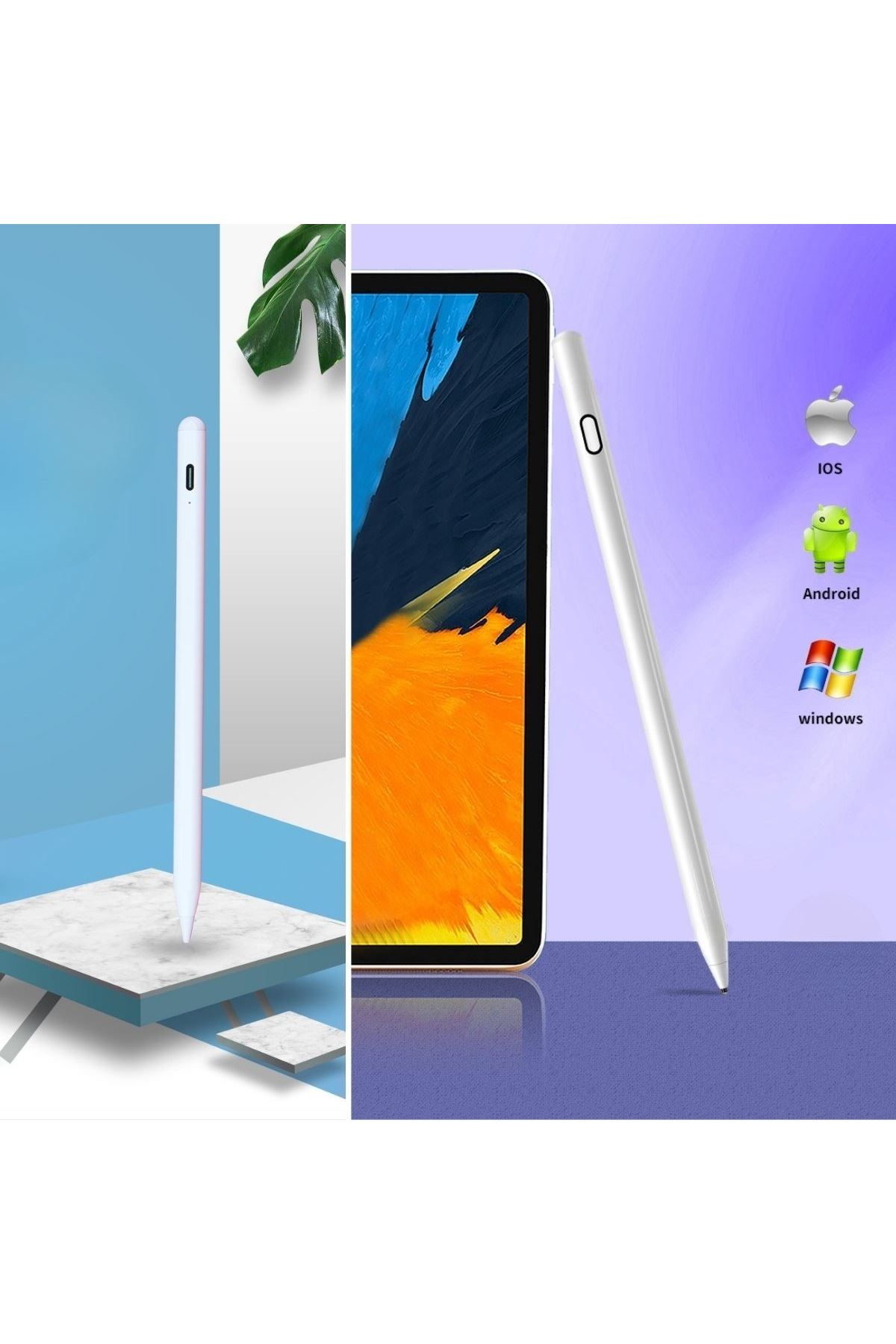 Tbl Dekor® Evrensel Tablet ve Dokunmatik Telefonlarla Uyumlu Hassas Çizim ve Tasarım Kalemi