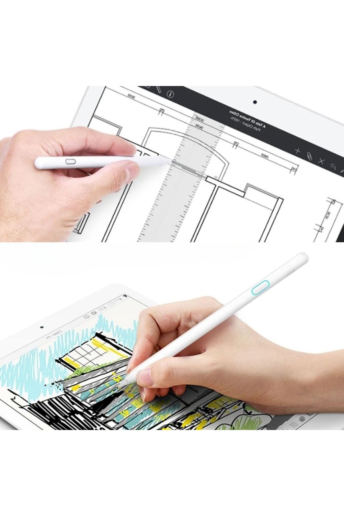 Tbl Dekor® Evrensel Tablet ve Dokunmatik Telefonlarla Uyumlu Hassas Çizim ve Tasarım Kalemi