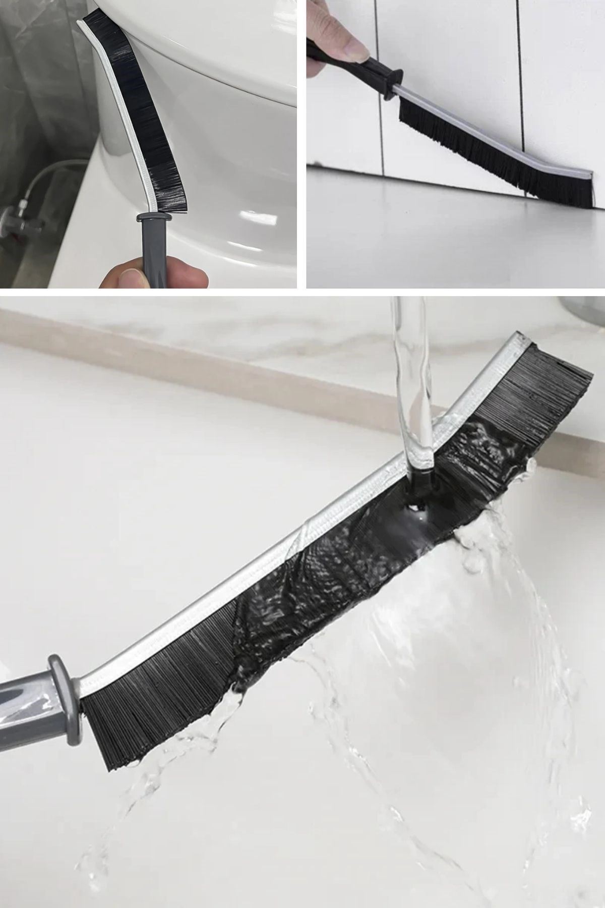 Tbl Dekor® 2li Çok Amaçlı Multi Ince Temizlik Fırçası Derz Arası Banyo Mutfak Lavabo Detay Temizleme Fırçası