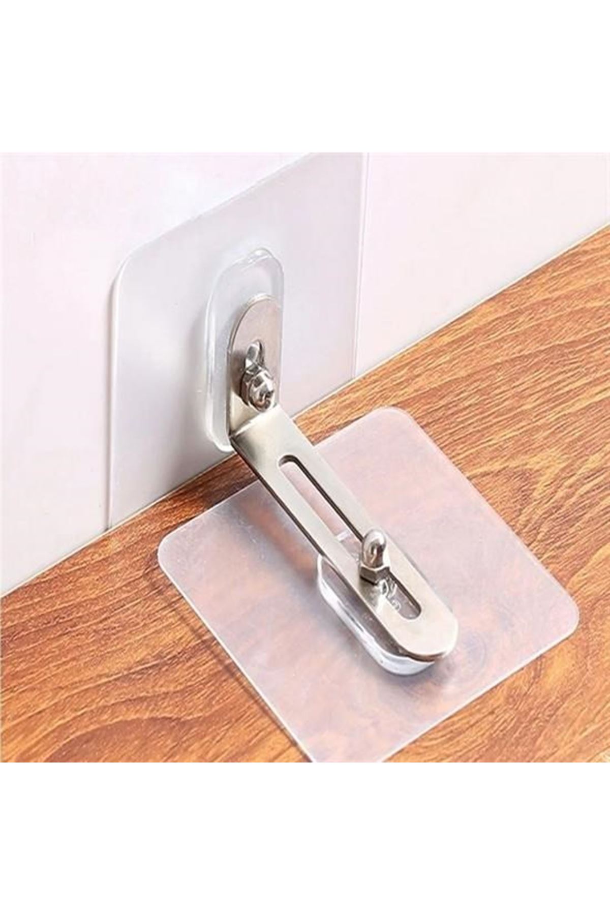 Tbl Dekor® Deprem İçin Ultra Dayanıklı Çivisiz Duvarı Delmeden Ayarlanabilir Eşya Sabitleyici Aparat