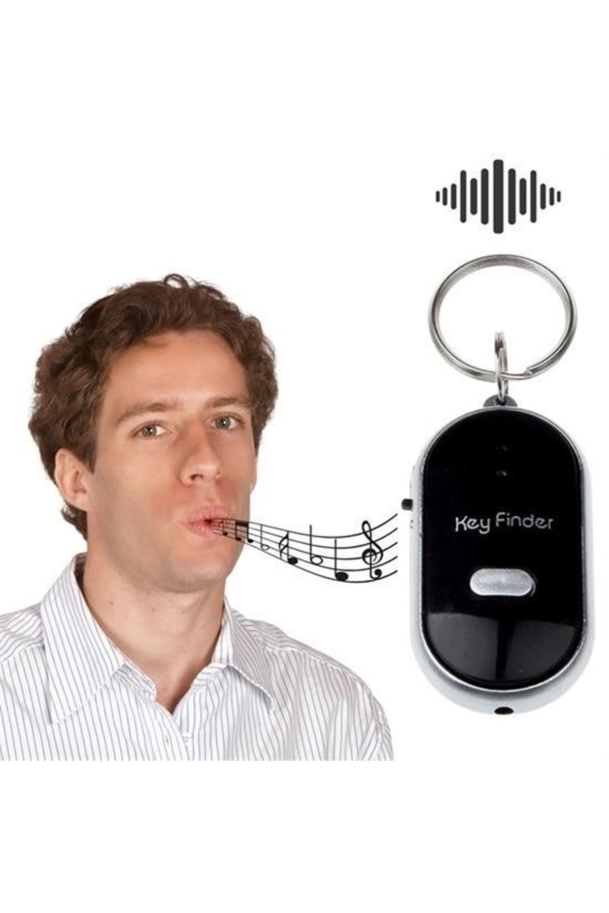 Tbl Dekor® Anahtar Bulucu Anahtarlık Sese Duyarlı Işıklı Anahtarlık Aparat