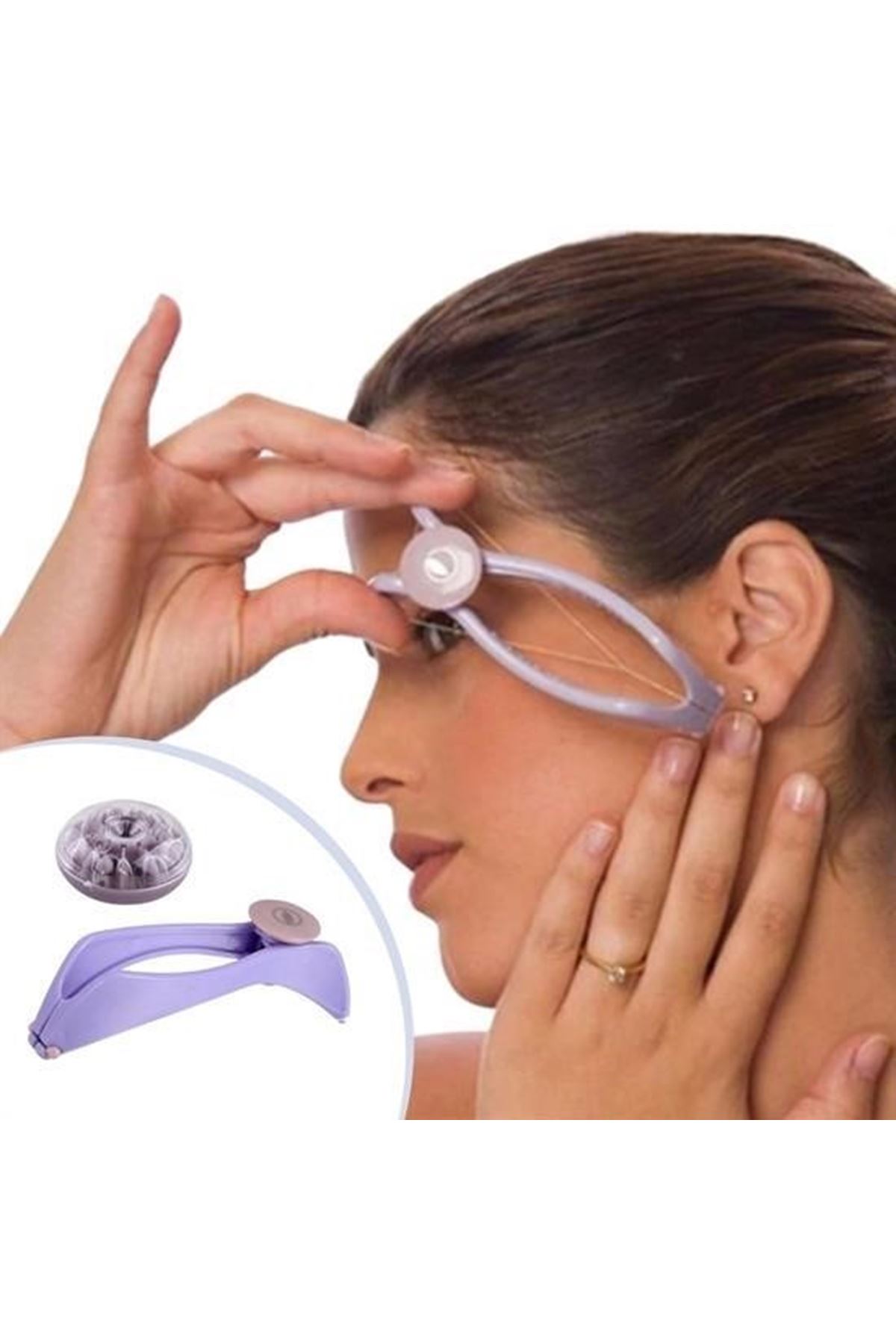 Tbl Dekor® Slique Pratik İple Kaş Bıyık Tüy Alma Epilasyon Aleti Makinesi