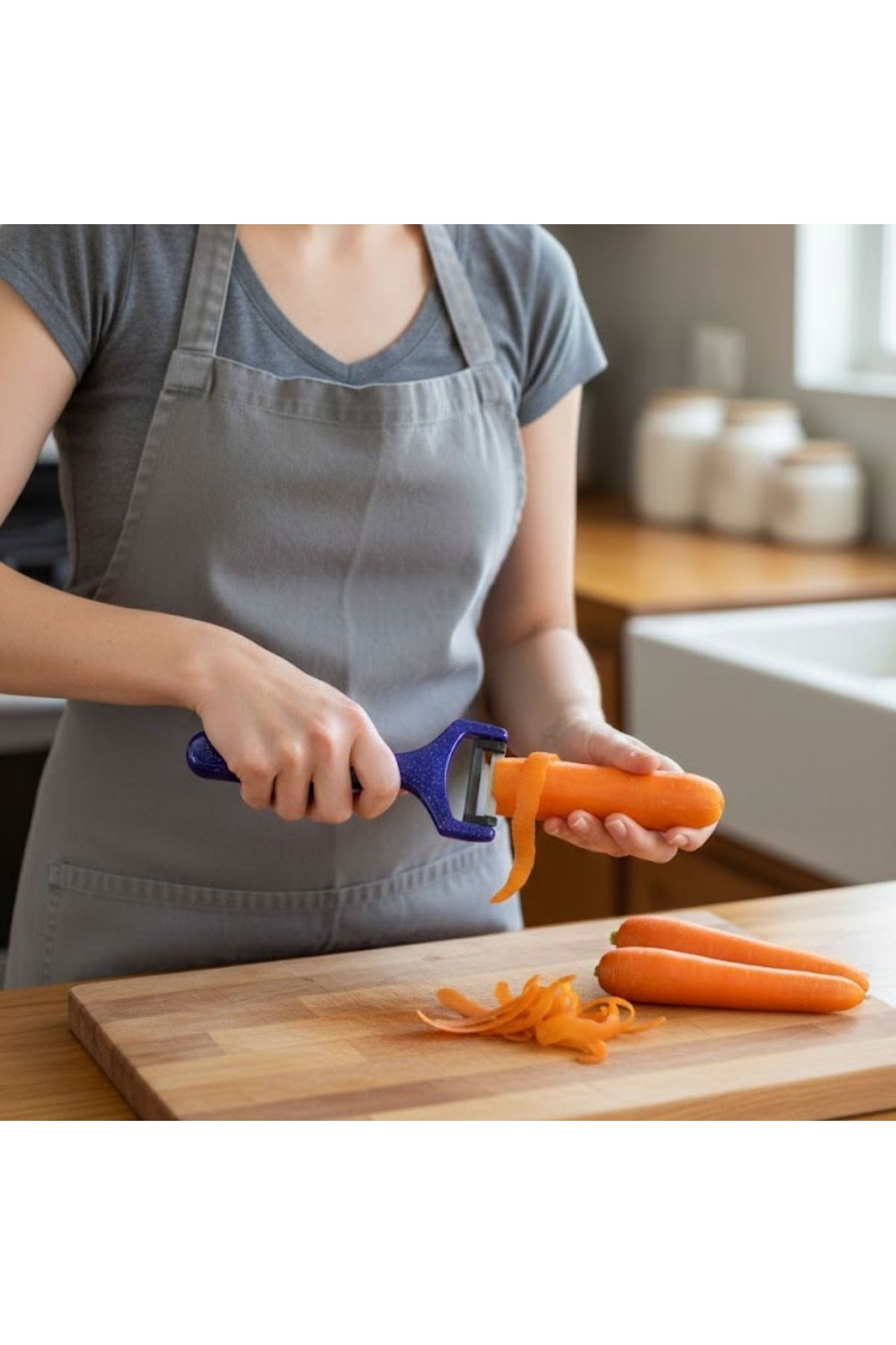 Tbl Dekor® Solingen Çelik Küçük Boy Meyve Sebze Soyacak – Keskin Paslanmaz Soyucu Aparat