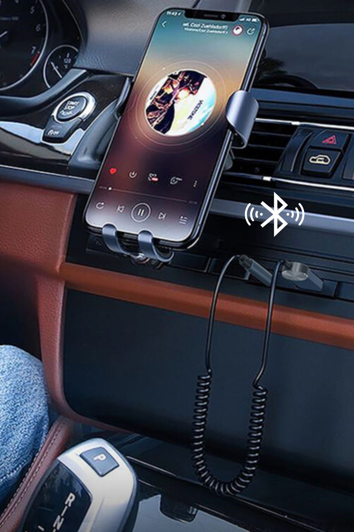 Tbl Dekor® Araba için Bluetooth Aux Alıcısı Wireless Araç Kiti