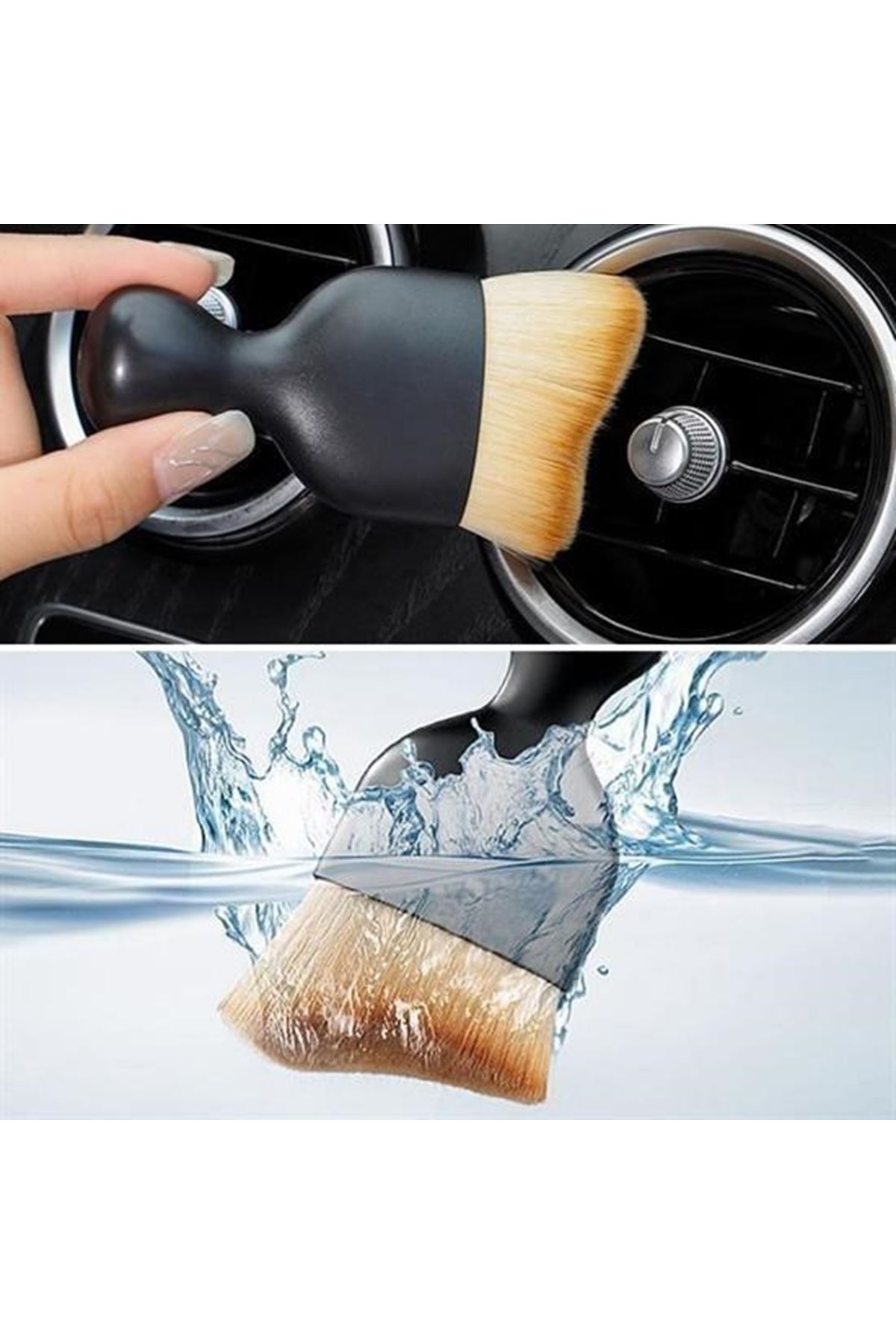 Tbl Dekor® Yumuşak Kıllı Araç İçi Detaylı Oto Temizlik Fırçası