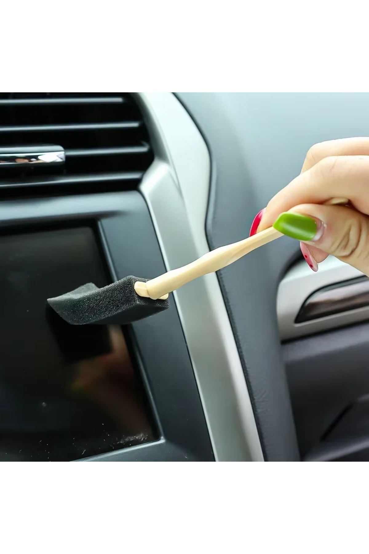 Tbl Dekor® 5'li Araba Havalandırma Temizleme Fırçaları Klima Çıkışları,Toz Alma&Otomobil İçi Detaylı Mini Temizlik Aparatları
