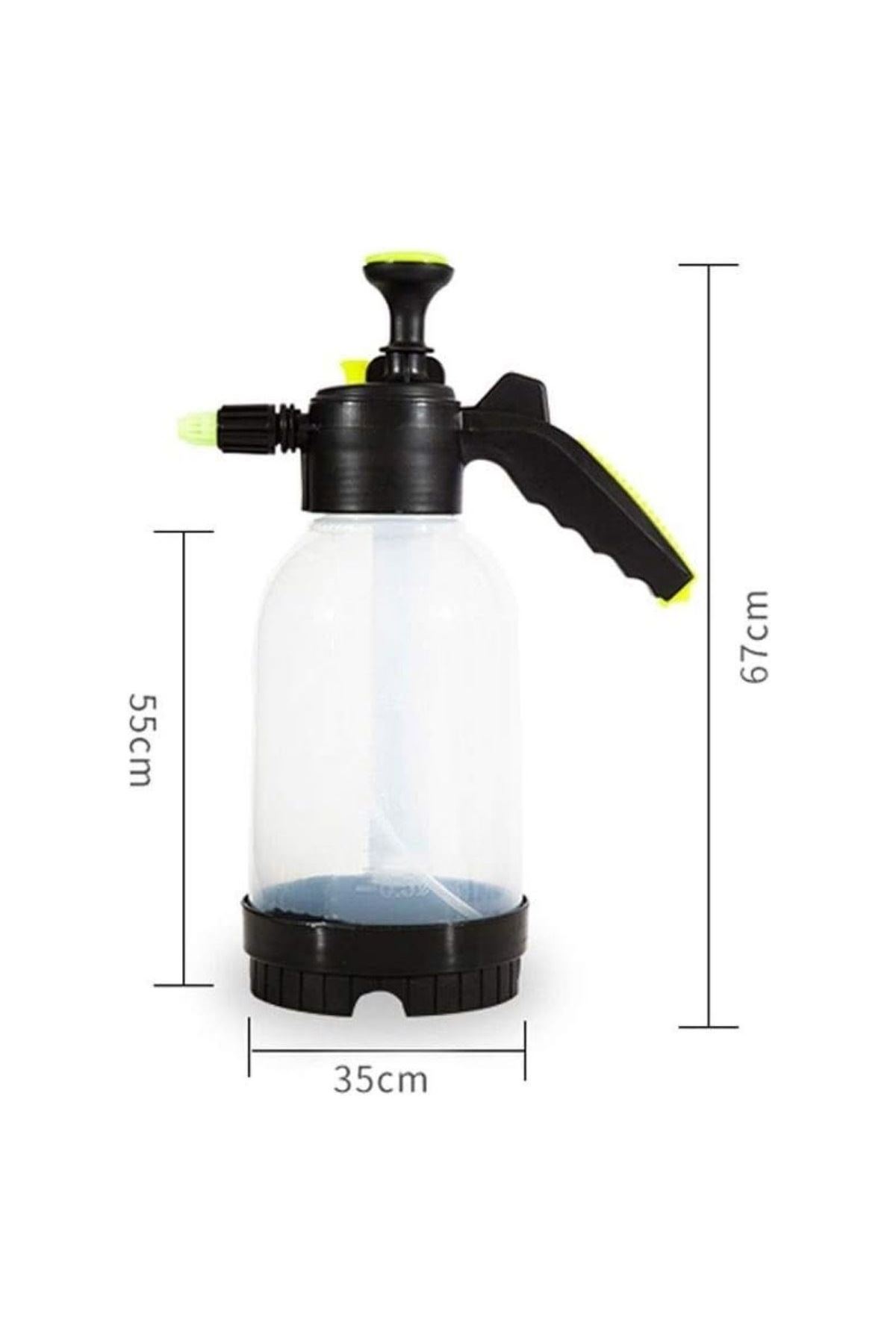 Tbl Dekor® 2 Başlıklı Oto Köpük, Su Püskürtme ve Bitki Bakım Sulama Aleti Oto Yıkama Spreyi 2 Litre