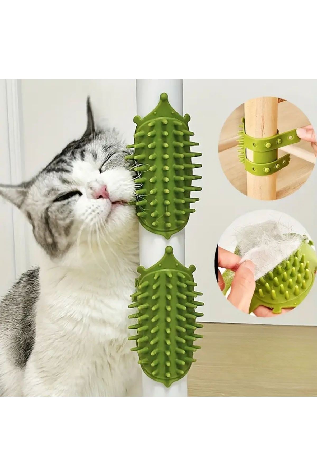 Tbl Dekor® Sandalye Ayağına Takılabilen Ayarlanabilir Silikon Kedi Kaşınma Tarağı