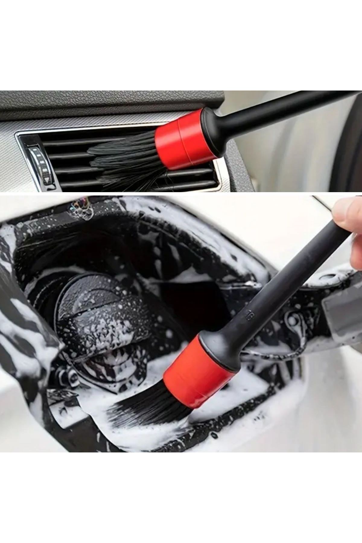 Tbl Dekor® 5’li Çok Amaçlı Araç İçi ve Dış Yüzey Temizlik & Detaylandırma Fırça Seti