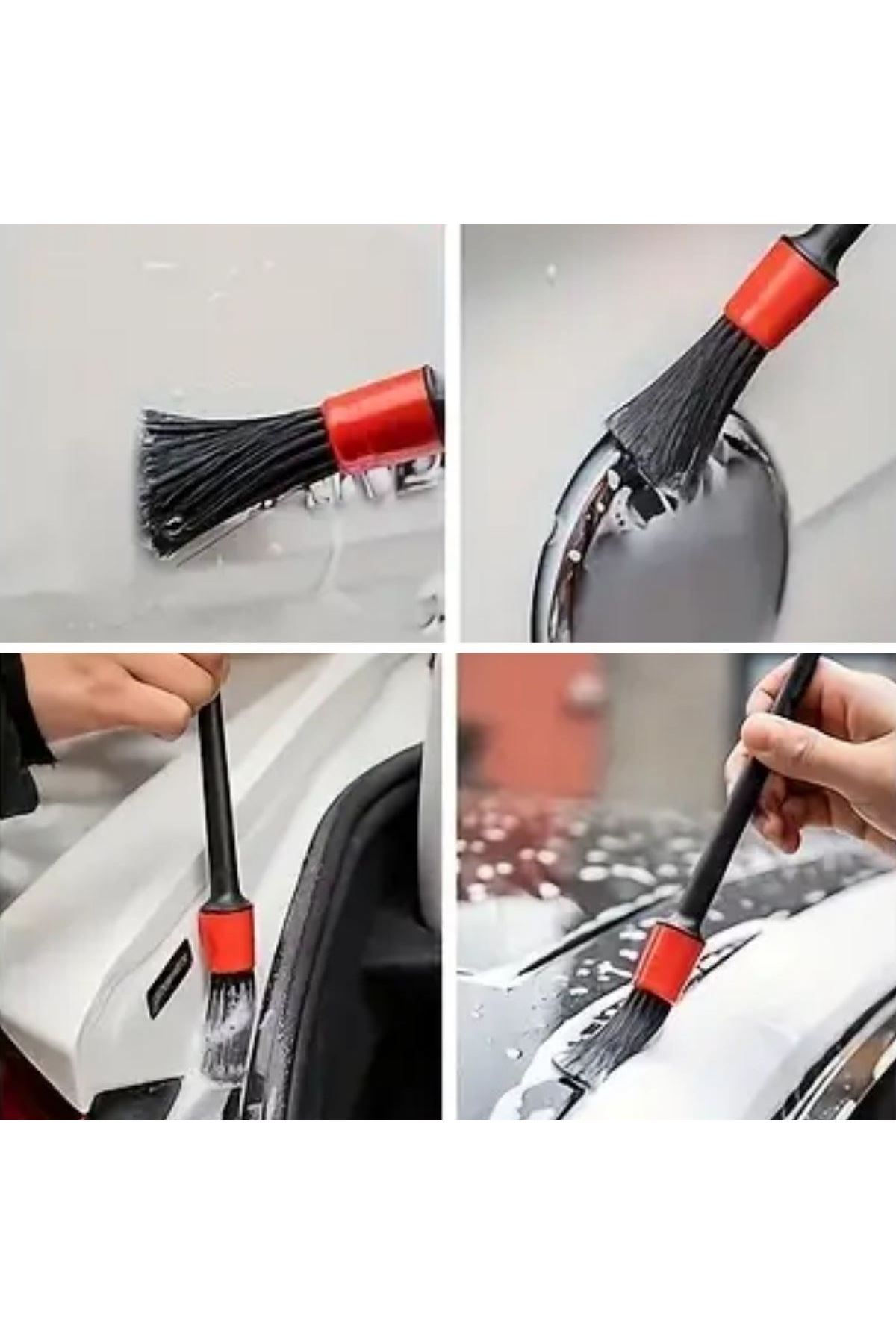 Tbl Dekor® 5’li Çok Amaçlı Araç İçi ve Dış Yüzey Temizlik & Detaylandırma Fırça Seti