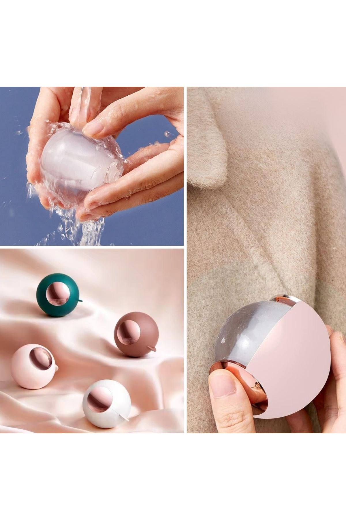 Tbl Dekor® Taşınabilir ve Yıkanabilir Tiftik Ve Tüy Toplayıcı Kıl Toz Elbise Tiftik Temizleyici Top