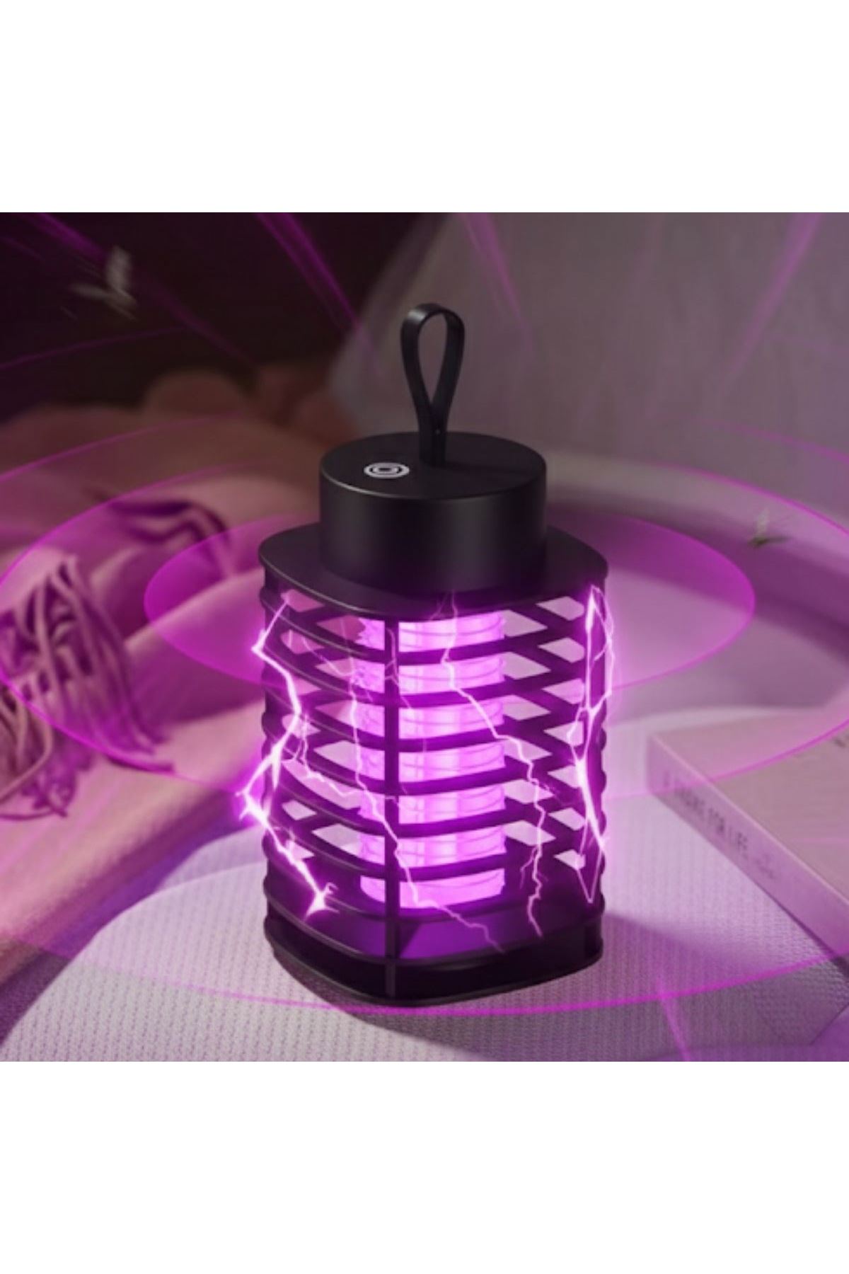 Tbl Dekor® Otomatik Akıllı Sivrisinek Öldürme Lambası Şarj Elektrik Çarpması Sivrisinek Kovucu Lamba Öldürmek Masaüstü Duvar Asmak Sinek Kıran Y20