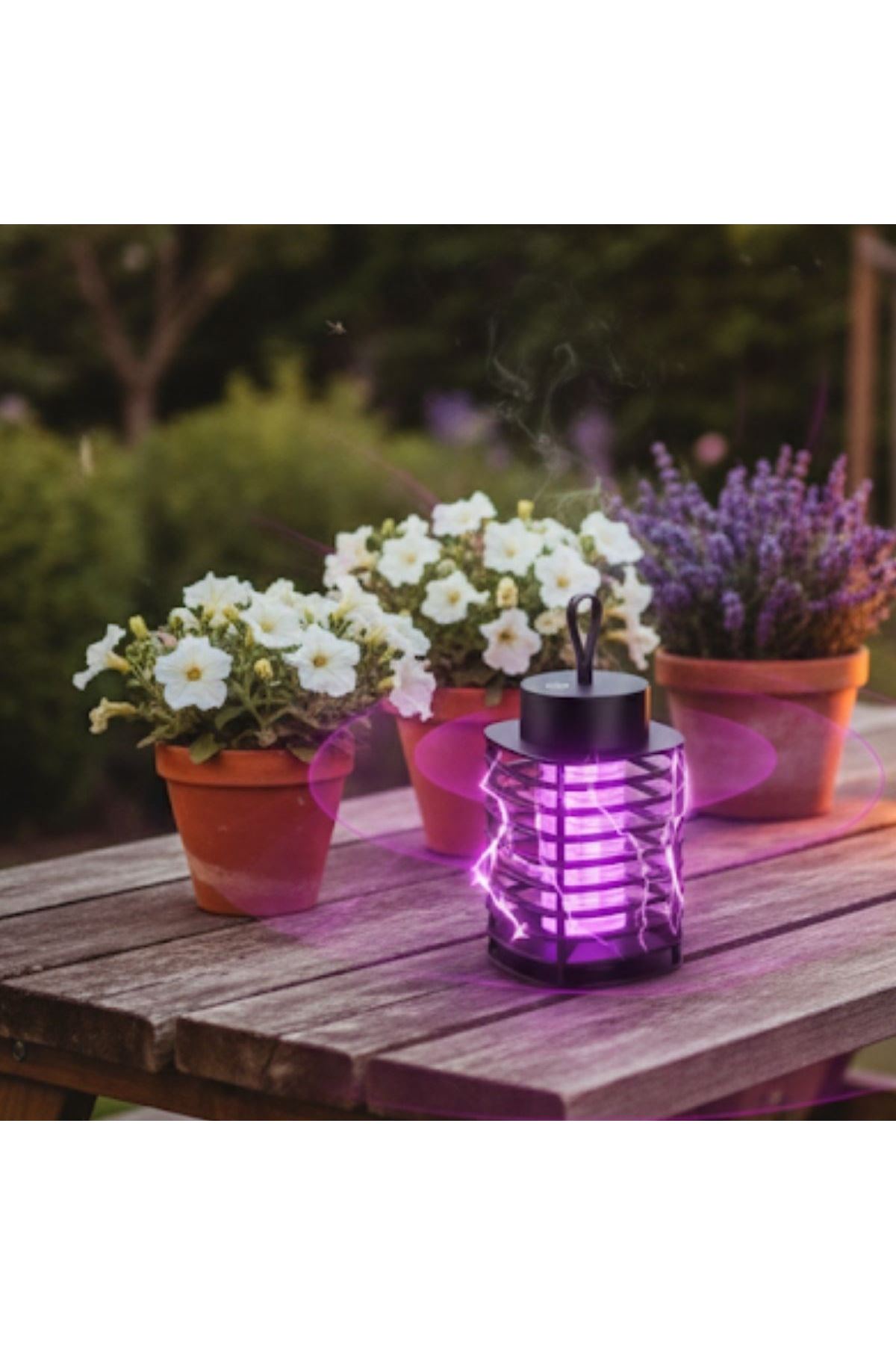 Tbl Dekor® Otomatik Akıllı Sivrisinek Öldürme Lambası Şarj Elektrik Çarpması Sivrisinek Kovucu Lamba Öldürmek Masaüstü Duvar Asmak Sinek Kıran Y20