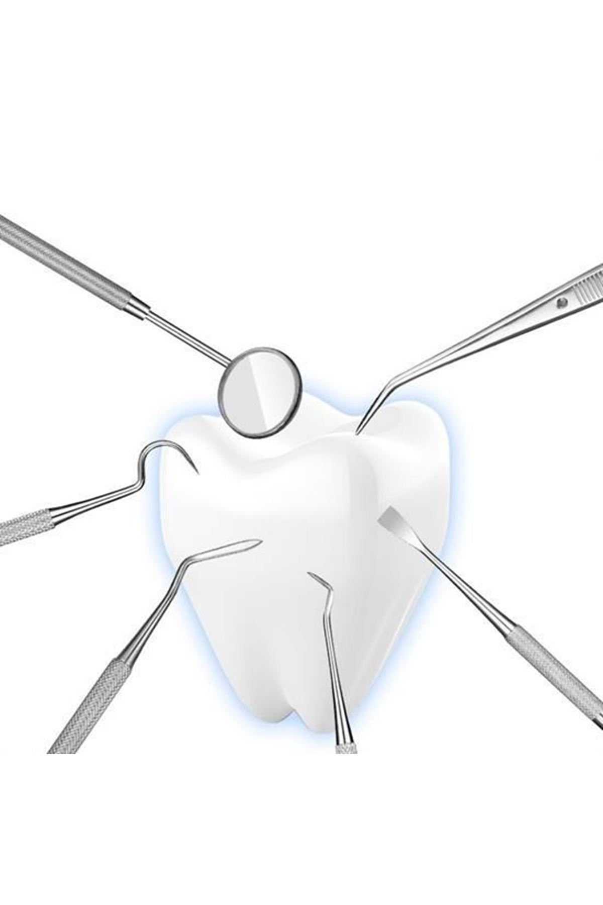 Tbl Dekor® 6 Parça Kutulu Ağız Bakımı Diş Bakım Seti Ağız Hijyen Takımı