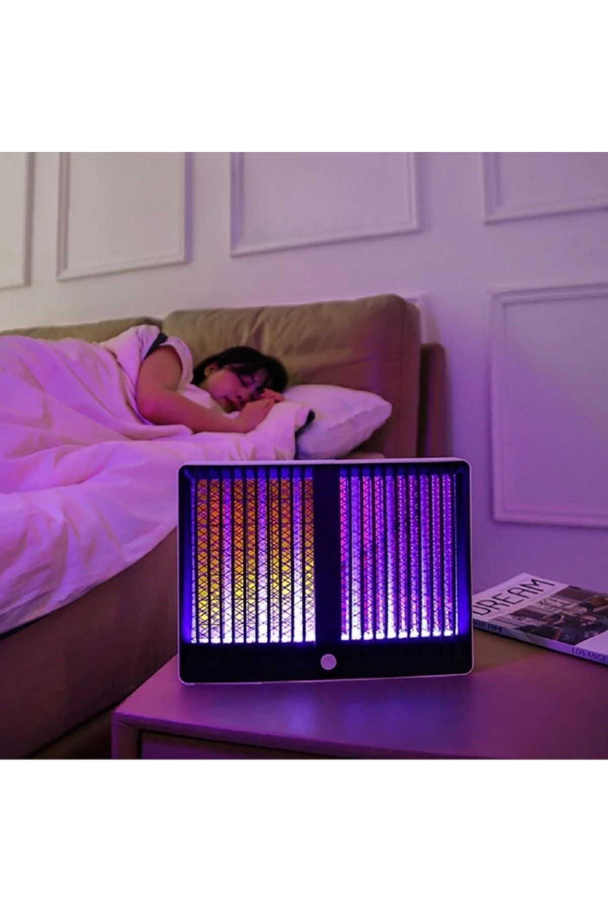 Tbl Dekor® Sivrisinek Öldürücü Lamba Şarjlı Sivrisinek Kovucu Sessiz ve Güçlü Sivrisinek Tuzağı UV Işıklı Sinek Kıran WD023