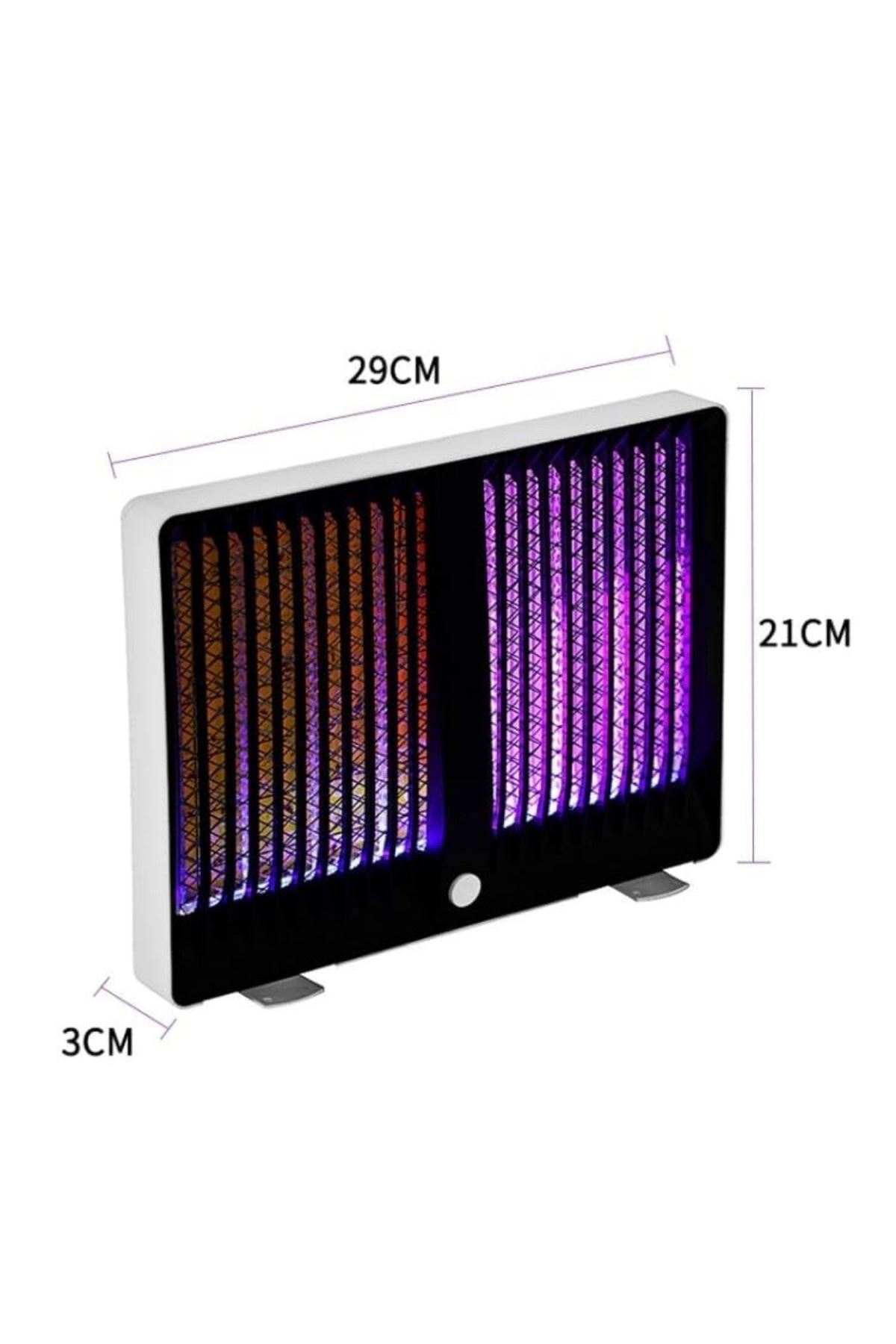 Tbl Dekor® Sivrisinek Öldürücü Lamba Şarjlı Sivrisinek Kovucu Sessiz ve Güçlü Sivrisinek Tuzağı UV Işıklı Sinek Kıran WD023