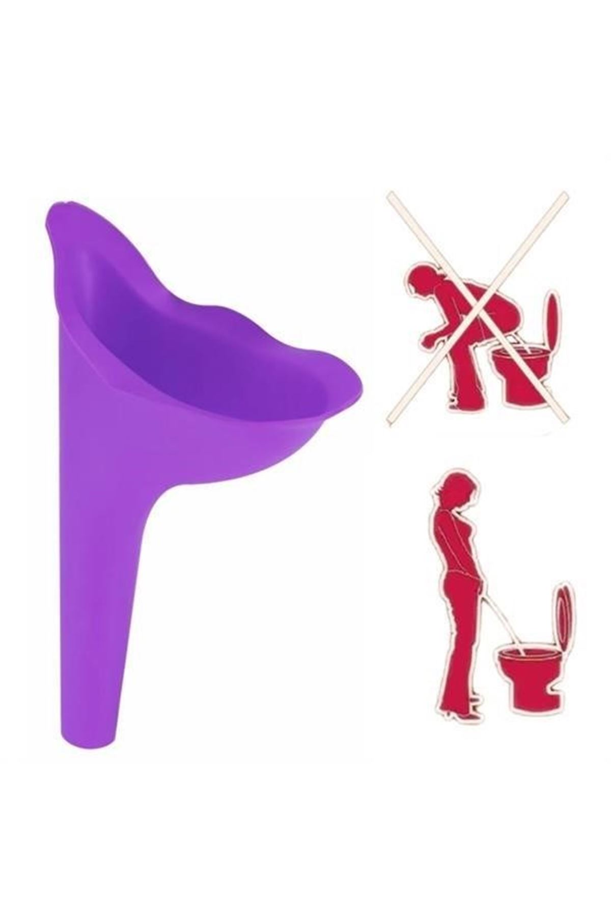 Tbl Dekor® Piez Kadınların İçin Hijyenik Ayakta İşeme Temiz Tuvalet Aparatı