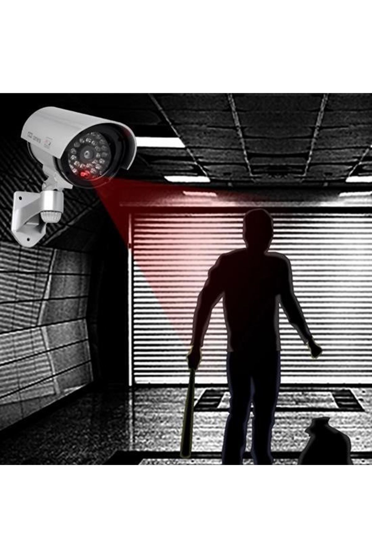Tbl Dekor® %100 Gerçekçi İç ve Dış Mekan İçin Sahte Güvenlik Kamerası