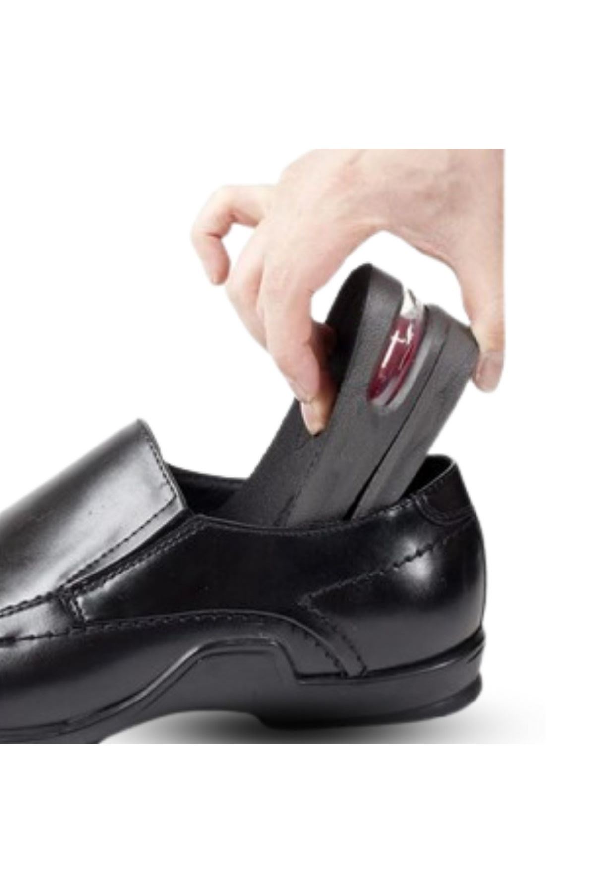 Tbl Dekor® 5 cm Boy Uzatıcı Silikon Ortopedik Topuk Tabanlık – Yüksek Konforlu Gizli Yükseltici Ped (Unisex)