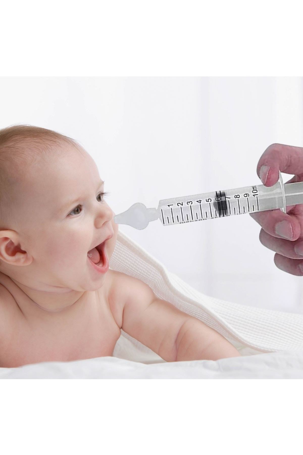 Tbl Dekor® Yeniden Kullanılabilir, Manuel Burun Temizleyici 10ml Kapasiteli Burun Açıcı Şırınga