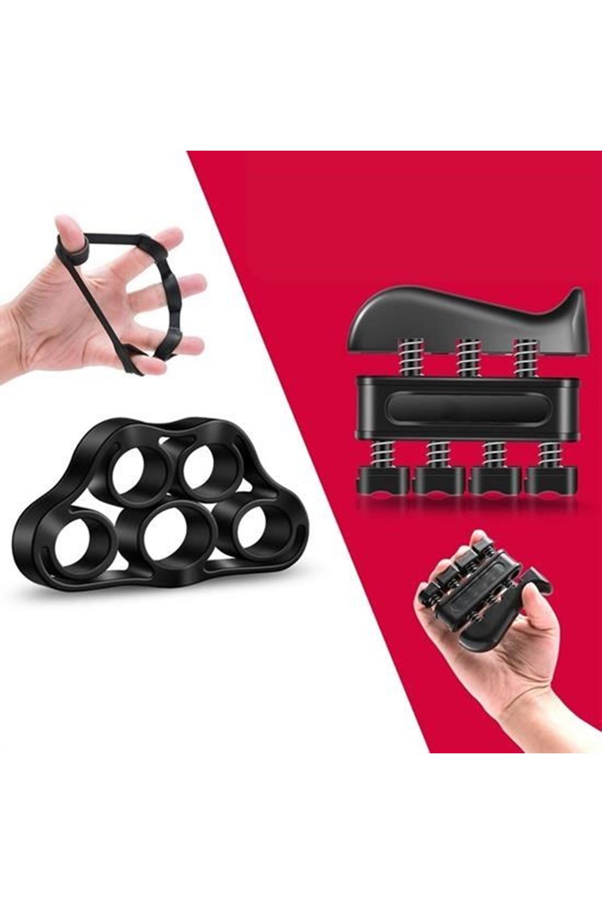 Tbl Dekor® 5 Parça El, Kol ve Parmak Egzersiz Spor Aletleri Seti Fitness Takımı