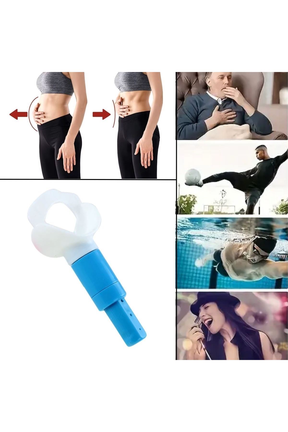 Tbl Dekor® Taşınabilir Karın Kası Çalıştırıcı Solunum Egzersiz Eğitmeni Nefes Egzersiz Aparatı