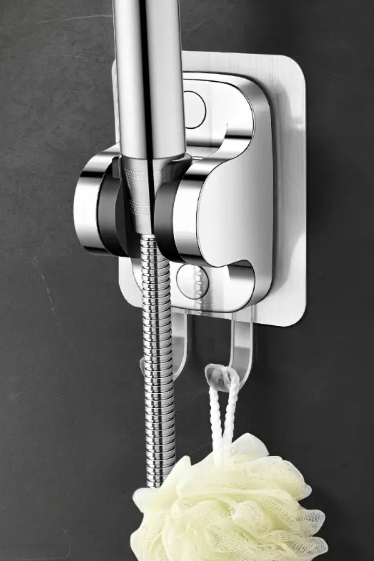 Tbl Dekor® Kendiliğinden Güçlü Yapışkanlı Askılı Duş Başlık Tutucu