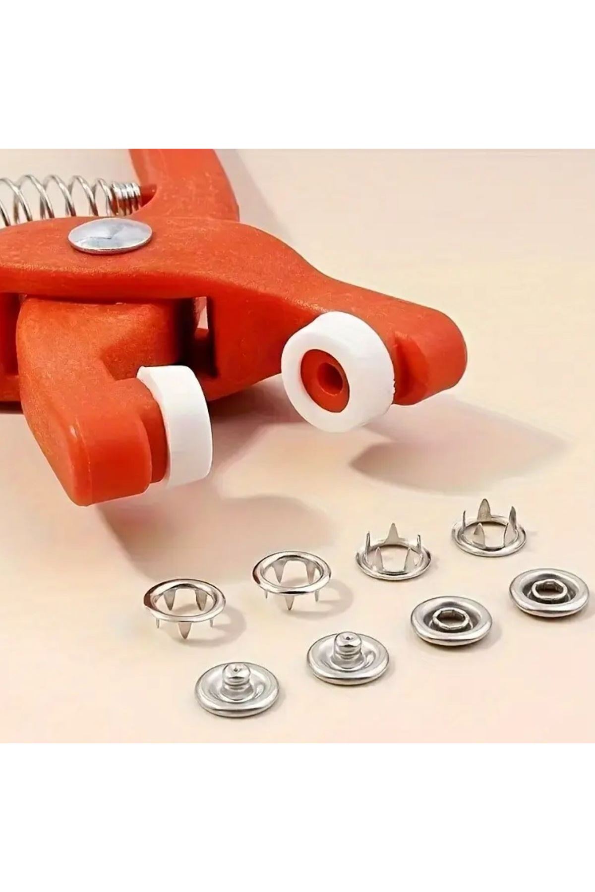 Tbl Dekor® Plastik Çıt Çıt Pensi–Kıyafet, Bebek Önlüğü, Gömlek ve Tekstil Ürünleri İçin Çıtçıt Takma Aleti