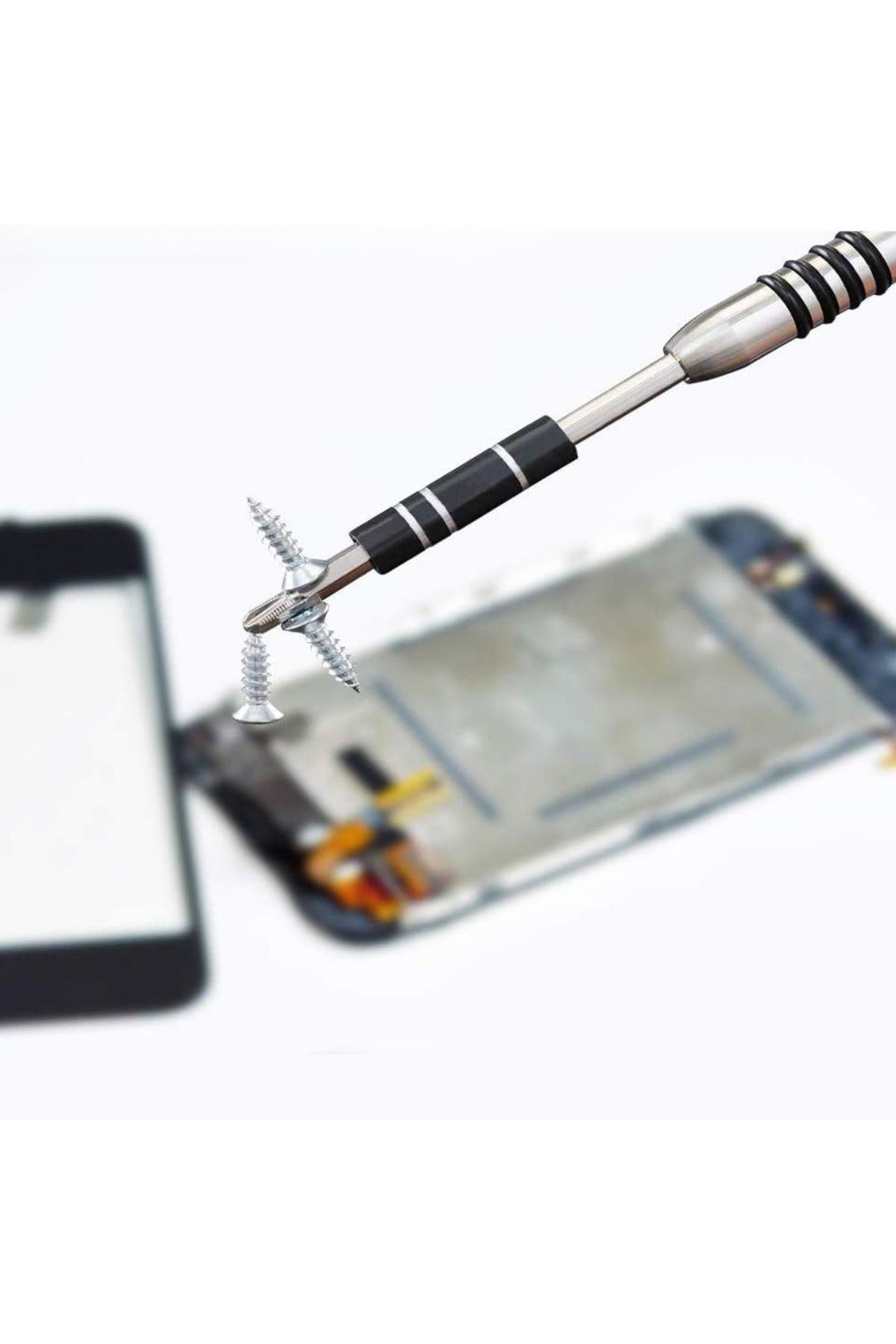 Tbl Dekor® Hassas Tornavida Seti Bilgisayar Pc Telefon Onarım Aracı Seti Manyetik 115 in 1 Tornavida Seti
