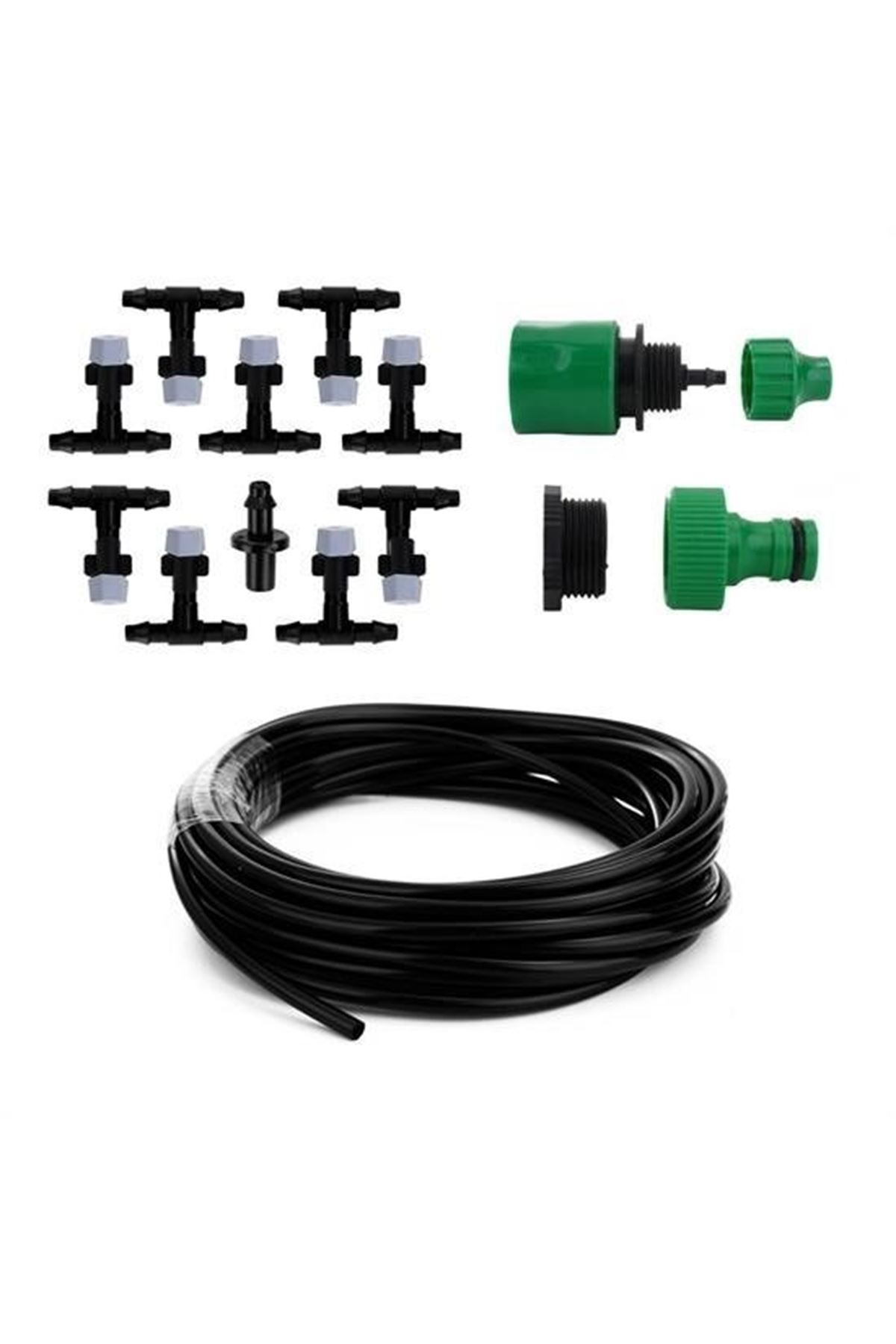 Tbl Dekor® 10 Metre Kendin Yap Balkon Veranda Çardak Kamelya Sulama Serinletme ve Nemlendirme Sistemi