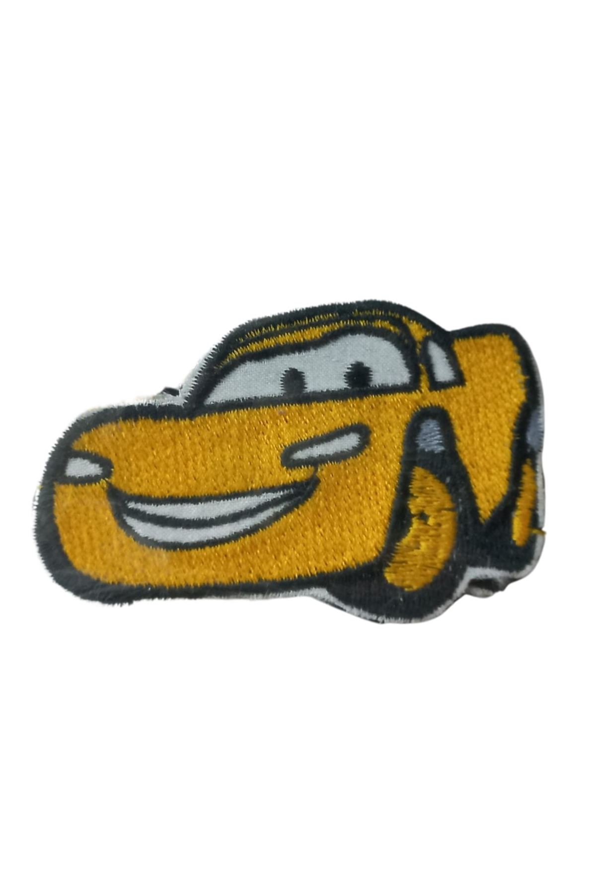 Aplike Ütü İle Yapışan Araba Hardal Arma 3x4 cm