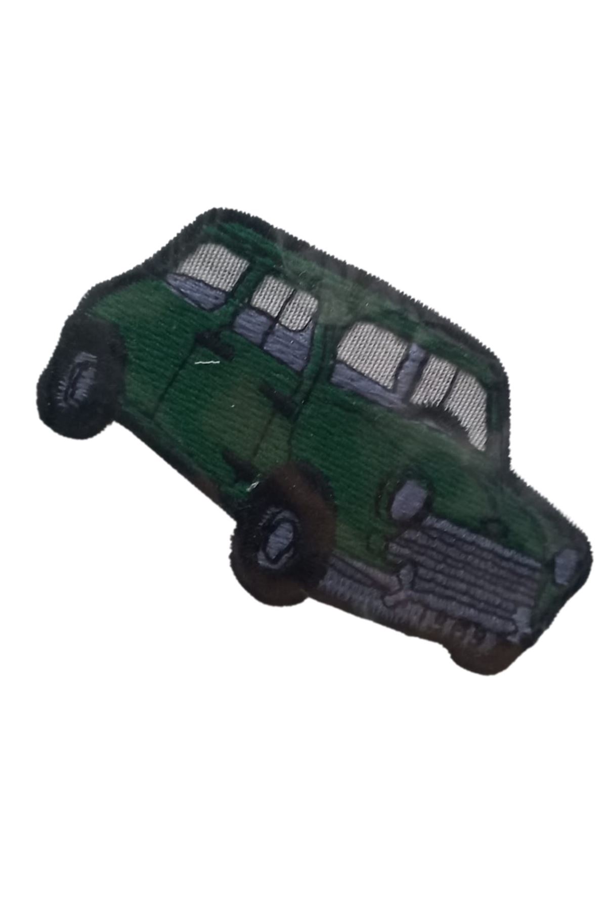 Aplike Ütü İle Yapışan Araba Yeşil 1969 Arma 3x4 cm