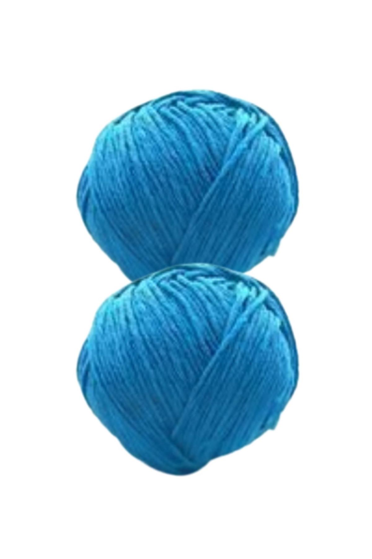 Pamuk İplik %100 Pamuk Mavi