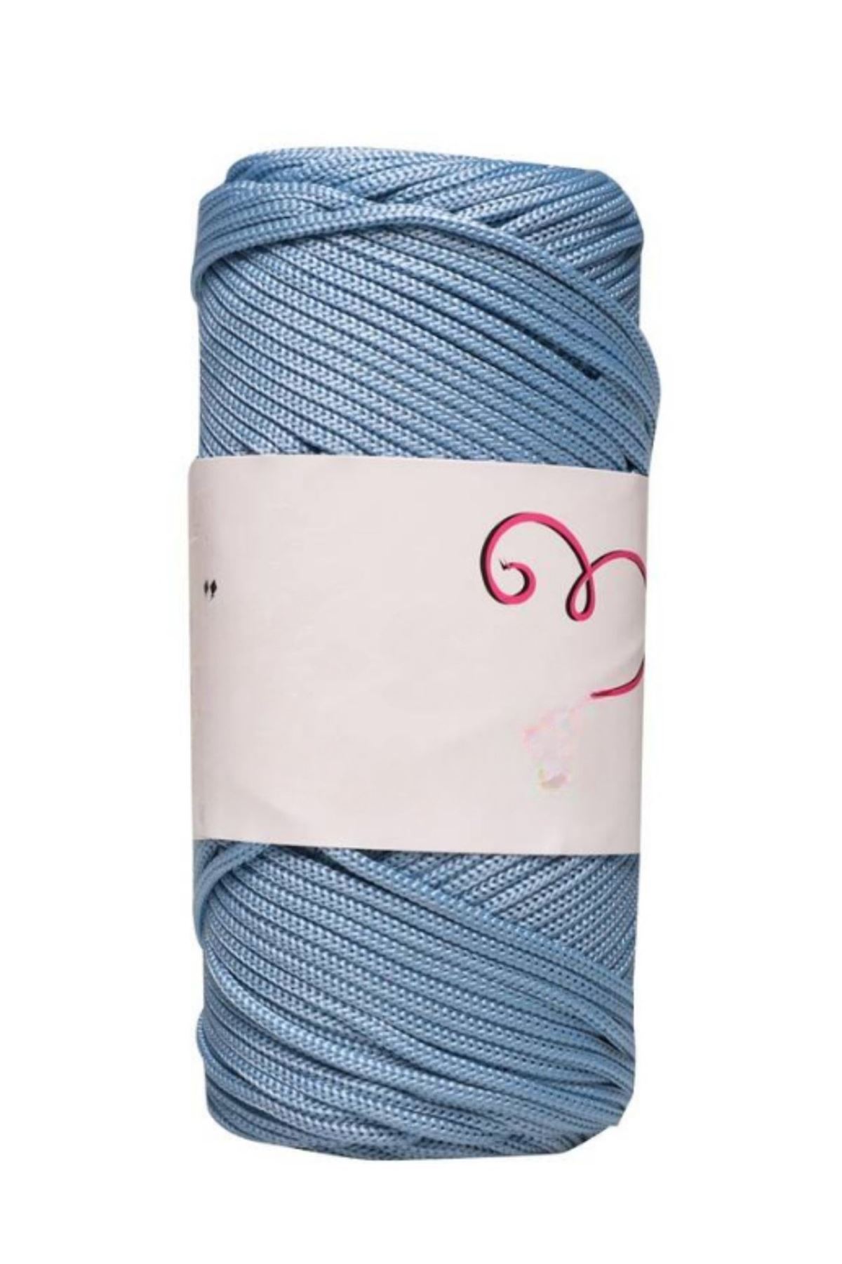 Makrome İpi 3mm Polyester Mavi