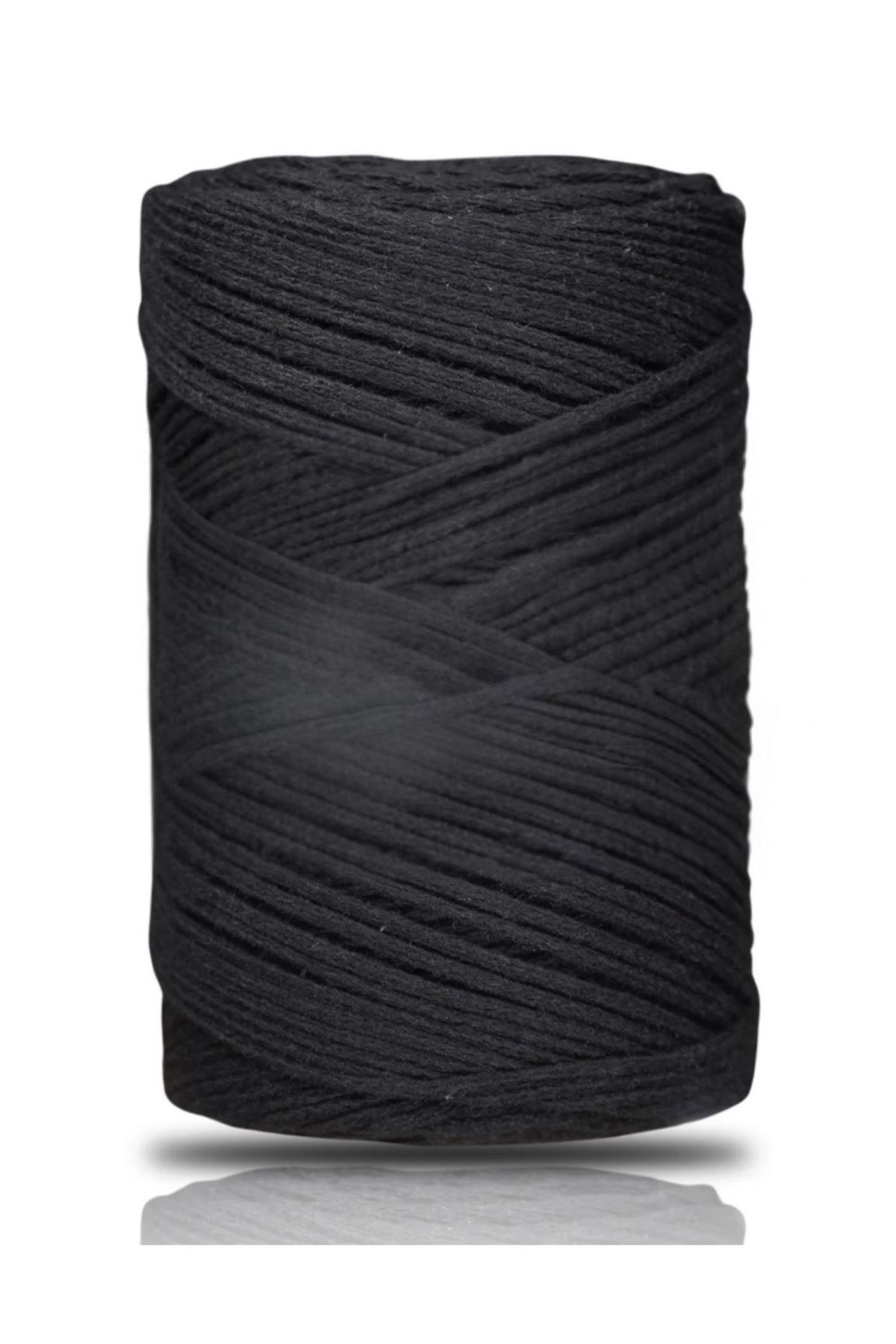 Pamuk Makrome 2 mm Siyah