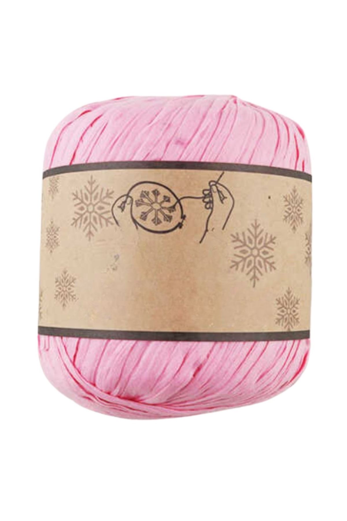 Rafya İp 50 gr Pembe