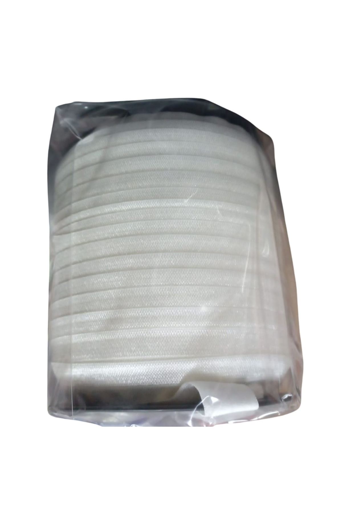 Çamaşır Lastiği Düz 1 cm  1 Metre Ekru